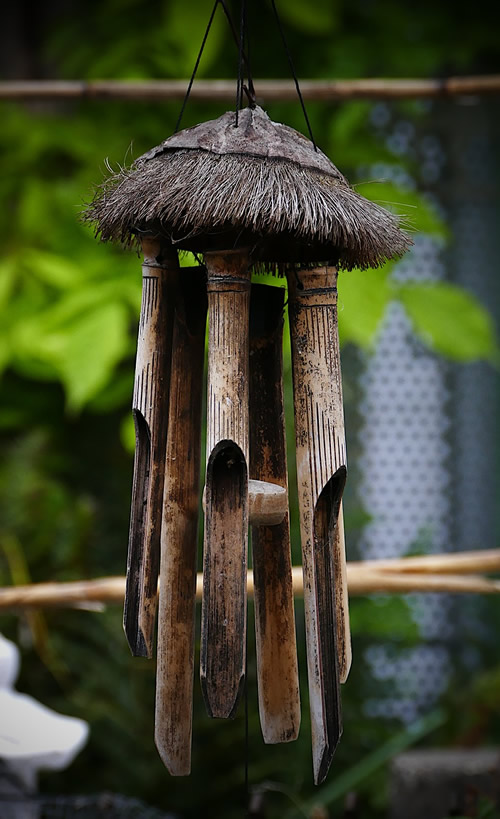 Bamboo Wind Chimes Sounds of Music From Nature